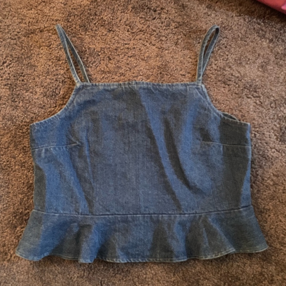 Denim top